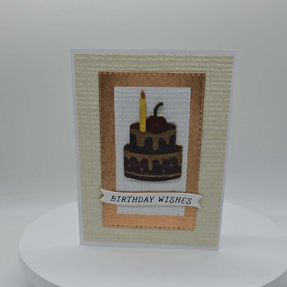 Birthday Wishes – Cake Greeting Card